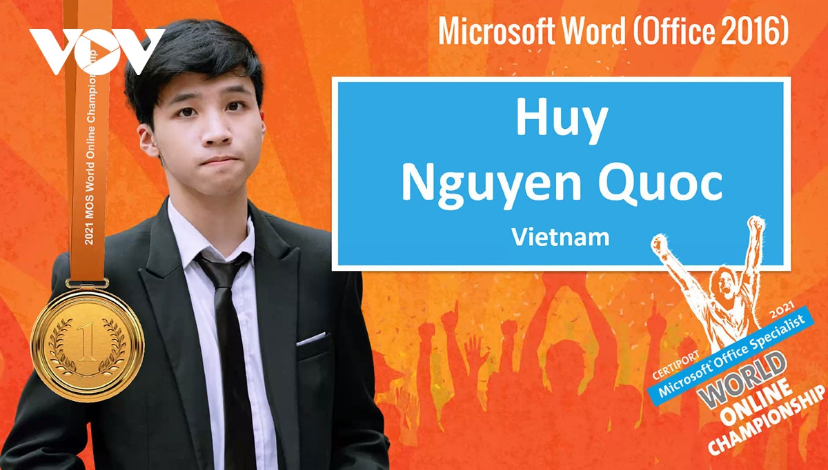 Đội Việt Nam giành HCV cuộc thi Vô địch tin học văn phòng thế giới - 1