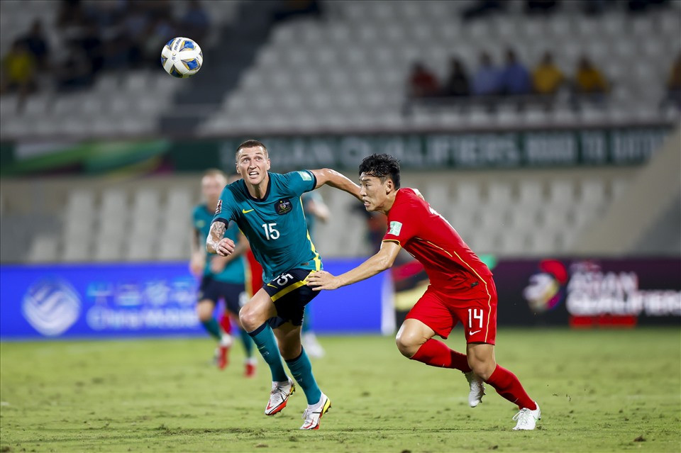 Tuyển Trung Quốc tung đội hình khá mạnh đối đầu Australia. Ảnh: Socceroos