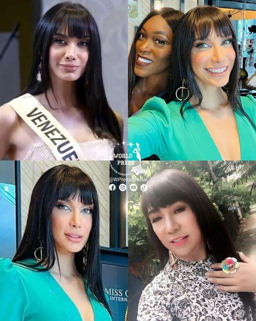 Hoa hậu Venezuela gây ngỡ ngàng vì quá giống Long Nhật-1