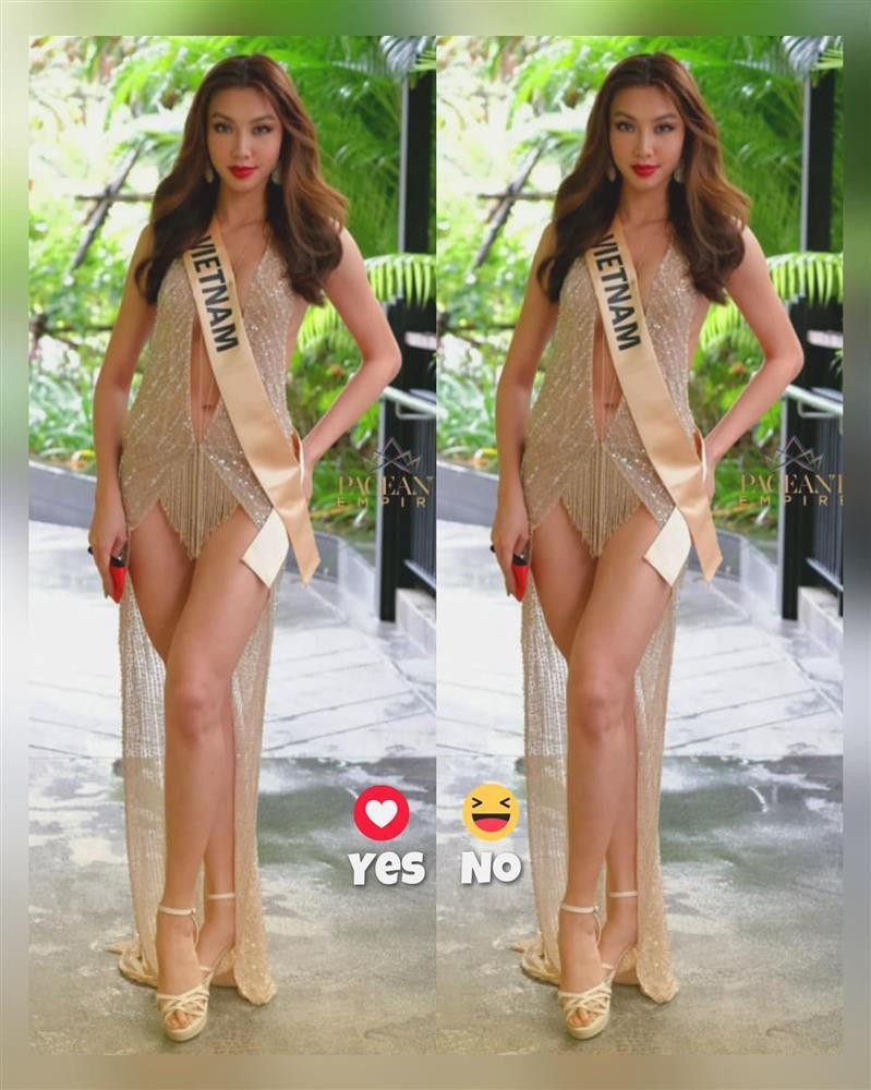 SỐC: Thùy Tiên mặc váy hở ngang Can Lộ Lộ tại Miss Grand-1