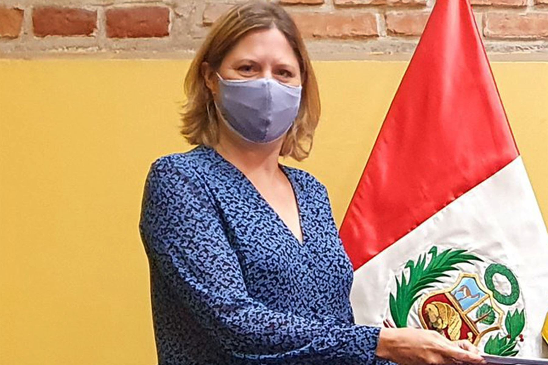 Đại sứ Thụy Điển tại Peru María Cramér. (Nguồn: ANDINA)