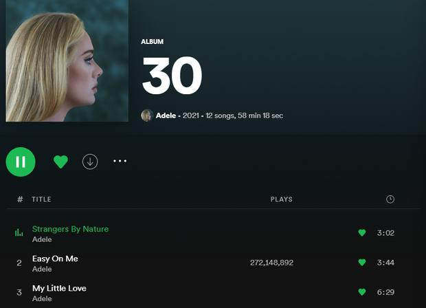 Adele chính thức tung siêu phẩm album 30-1