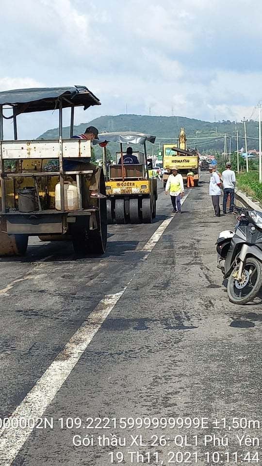 Tổng cục Đường bộ chỉ đạo khẩn, đến 30/11 sửa triệt để ổ gà QL1 qua Phú Yên