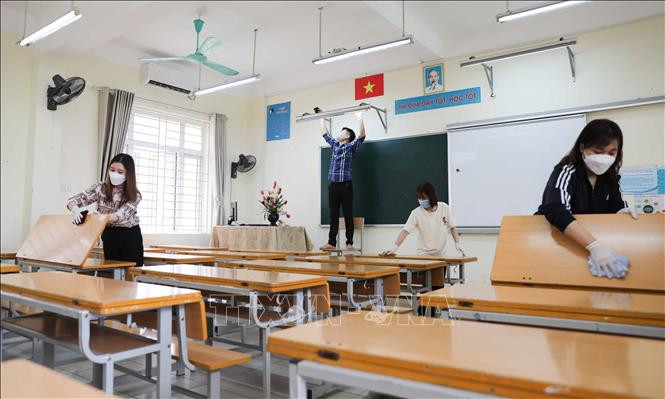 Hà Nội: Các huyện, thị xã sẵn sàng đón học sinh lớp 9 trở lại học trực tiếp - 1