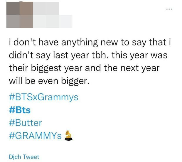 Fan BTS thịnh nộ khi thần tượng chỉ mang về 1 đề cử Grammy-2