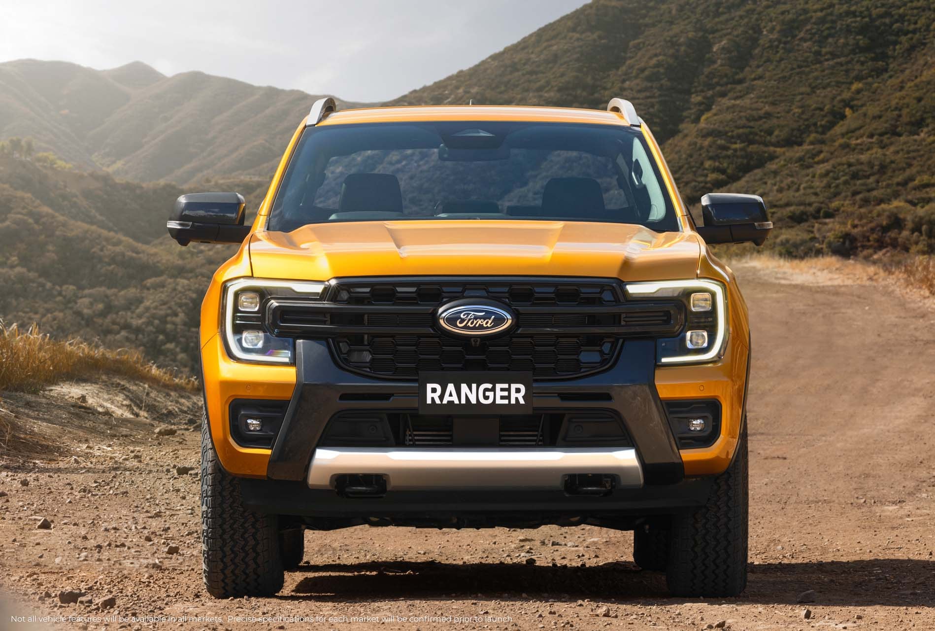 Đầu xe Ford Ranger được thiết kế mới