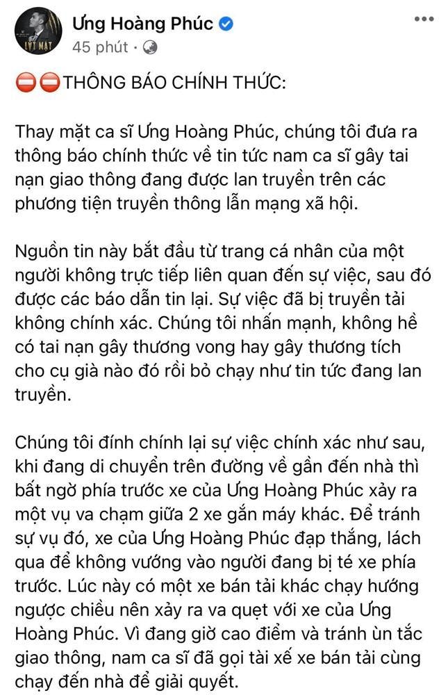 Ưng Hoàng Phúc: Tôi không đâm cụ già, không bỏ chạy sau tai nạn-4