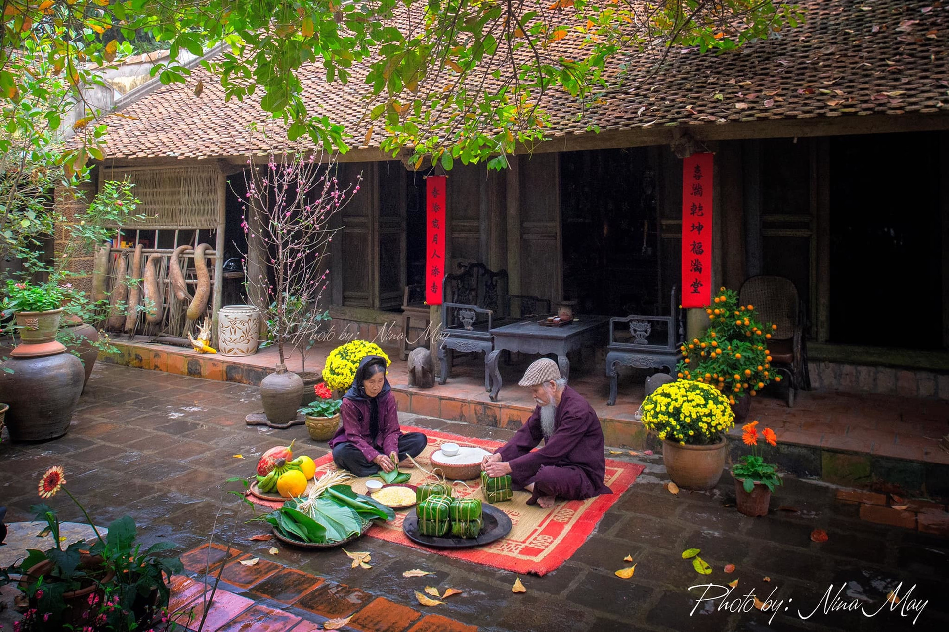 Về làng cổ Đường Lâm, ngắm cảnh yên bình khiến lòng người xao xuyến - 8