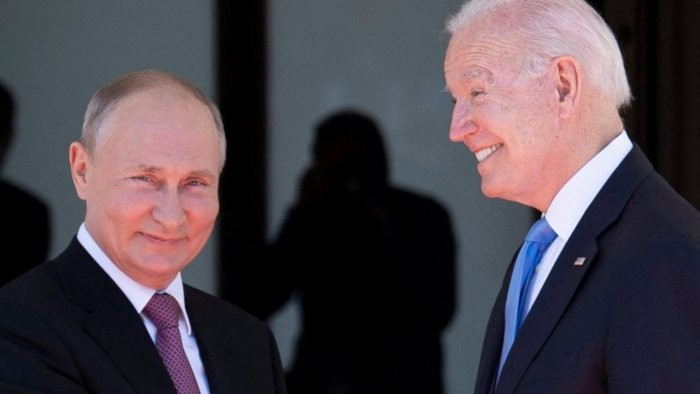 Tổng thống Biden và Tổng thống Nga tại Thượng đỉnh ở Geneva hồi tháng 6. (Nguồn: AFP)