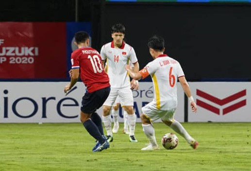 Lào không thể tạo bất ngờ trước tuyển Việt Nam. Ảnh: VFF