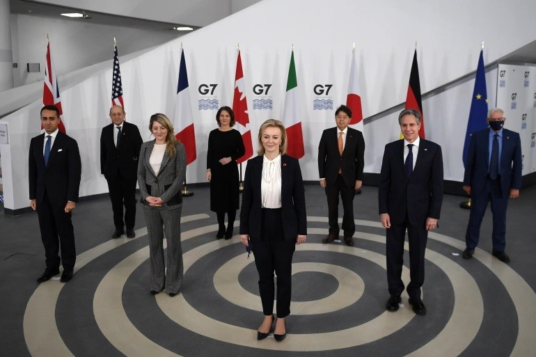 Ngoại trưởng G7 họp, nóng vấn đề Nga-Ukraine và Thế vận hội mùa Đông Bắc Kinh 2022