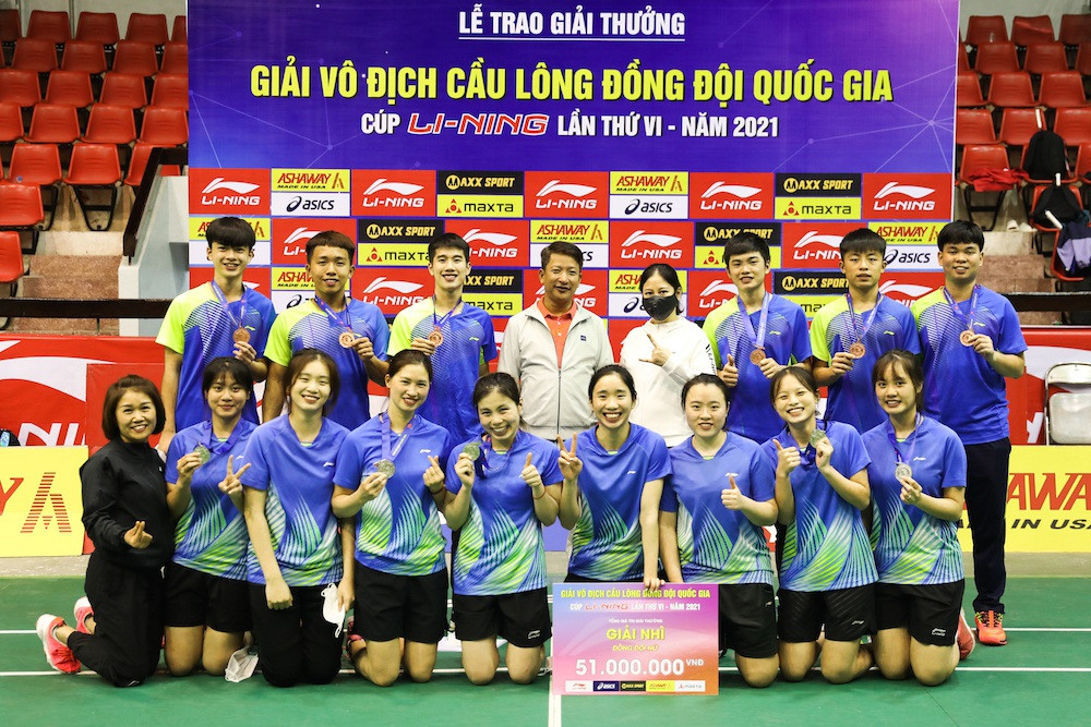 Giải vô địch Cầu lông đồng đội Quốc gia Cup Li-Ning 2021 - giải đấu bất ngờ với nhiều điều lần đầu tiên - 4