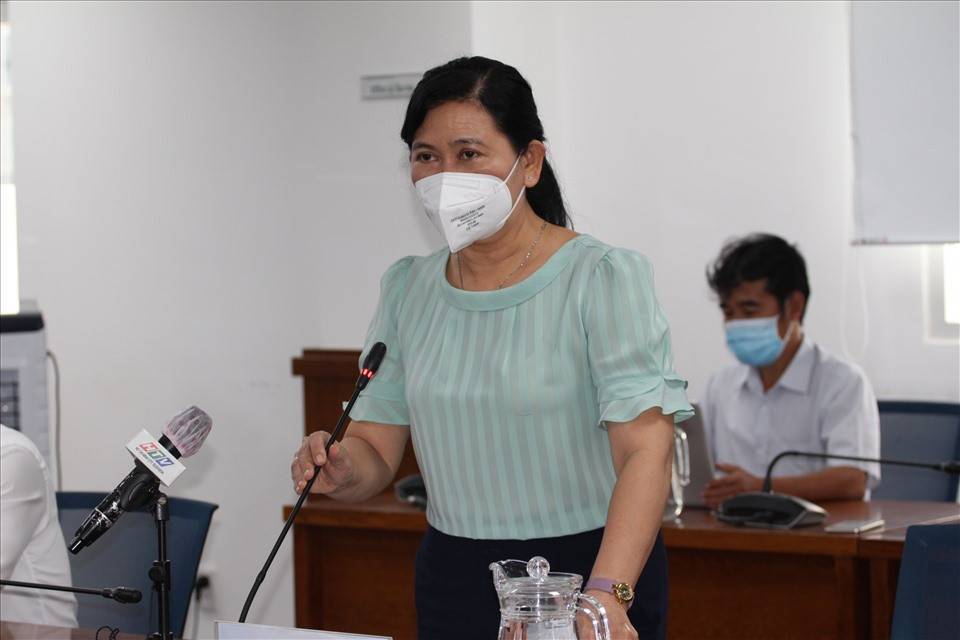 Bà Nguyễn Thị Huỳnh Mai thông tin về