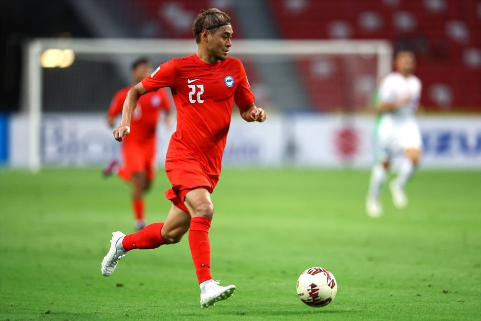 Gabriel Quak là trụ cột quan trọng ở tuyến giữa đội tuyển Singapore. Ảnh: AFP