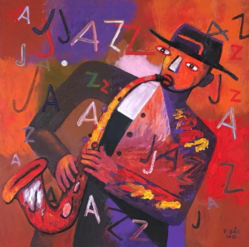 Nghe Jazz qua... tranh của họa sĩ Phạm Văn Bắc - 4