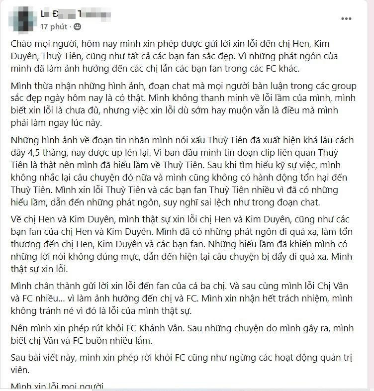 Trưởng FC Khánh Vân bị tố hãm hại Thùy Tiên, nói xấu HHen Niê-7