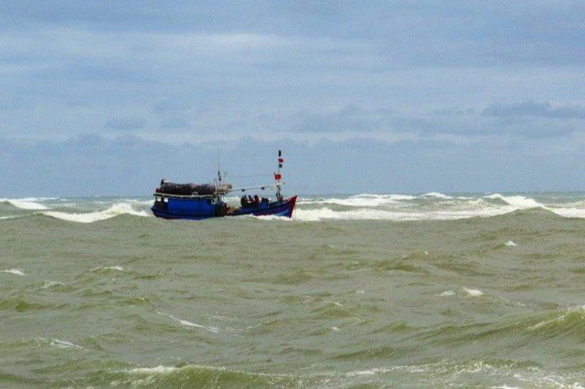 Hơn 100 ngư dân trú tránh siêu bão Rai ngay trên biển Đông - 1