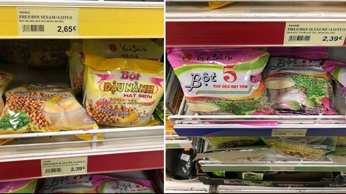 Sản phẩm của Việt Nam xuất hiện ngày càng nhiều tại các siêu thị của châu Âu và Đức.