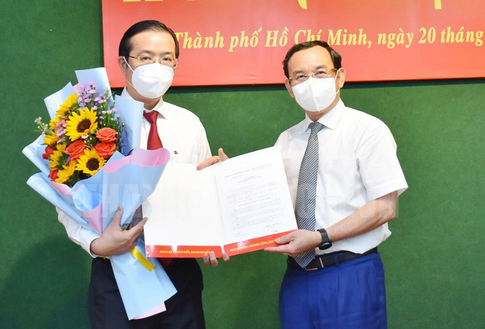 Ông Lê Văn Minh giữ chức Bí thư Quận ủy quận 10, TP.HCM - 1