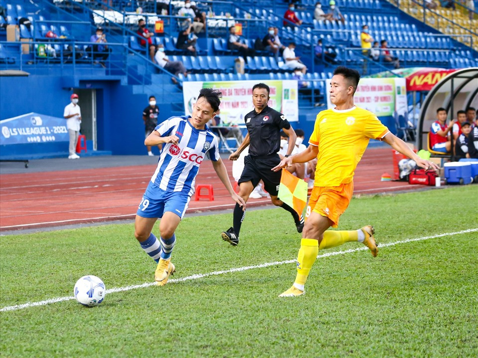 Nam Định và Bà Rịa - Vũng Tàu hoà nhau 0-0. Ảnh: CLB BRVT