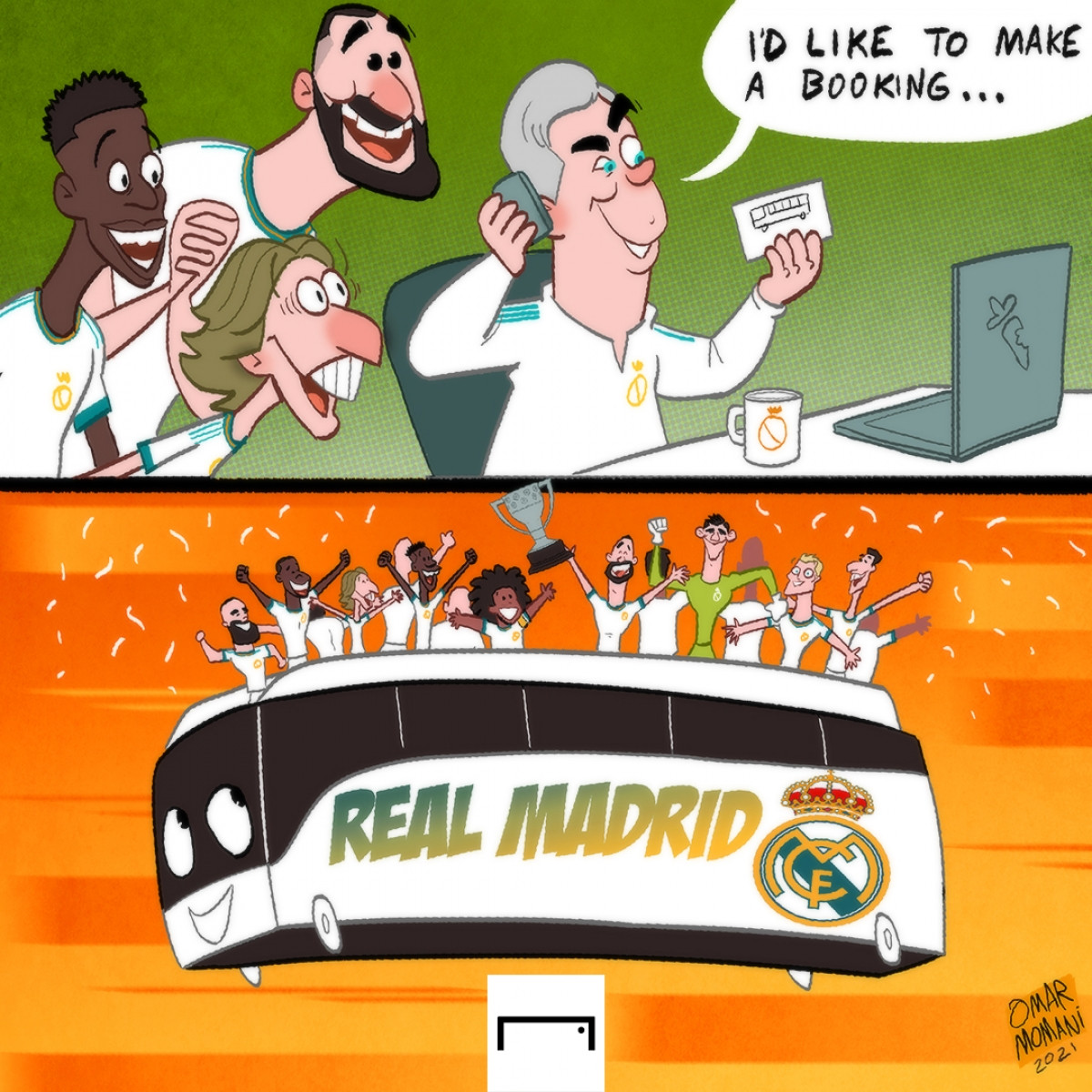 Real Madrid đang không có đối thủ ở La Liga mùa này. (Ảnh: Omar Momani)