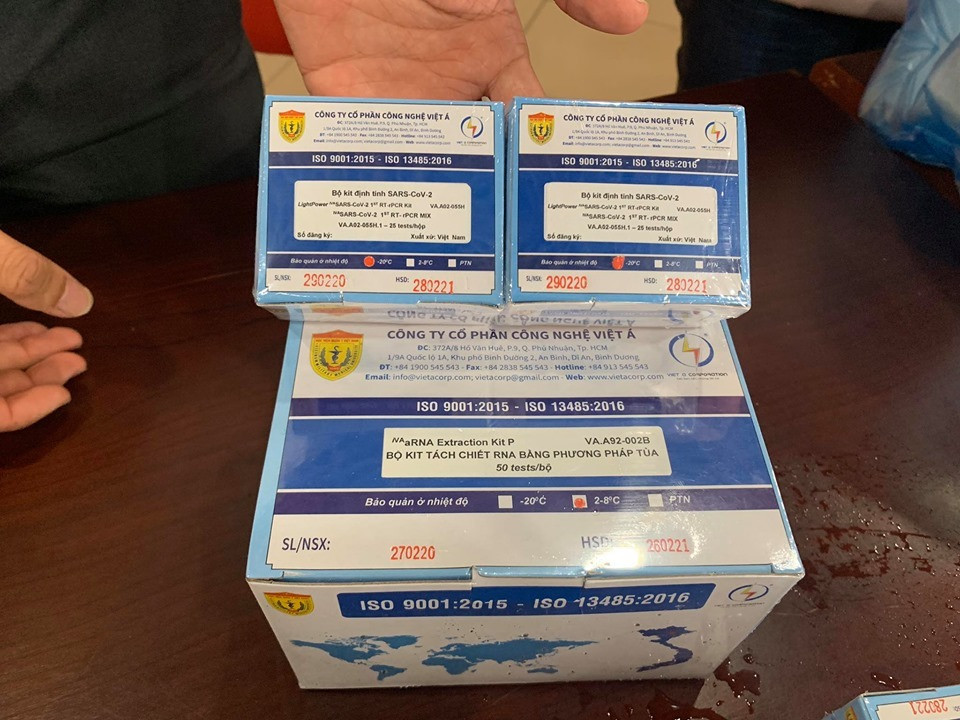 Công ty Việt Á trúng thầu bán kit test cho hàng loạt tỉnh trên cả nước