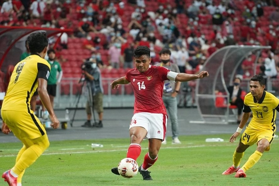 Malaysia thua thảm 1-4 khi đối đầu Indonesia. Ảnh: FAM