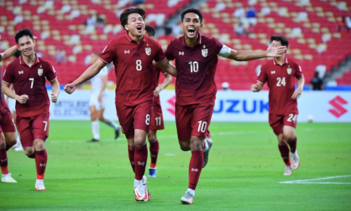 Tuyển Thái Lan hướng đến mục tiêu đánh bại tuyển Việt Nam tại bán kết AFF Cup 2020. Ảnh: FAT