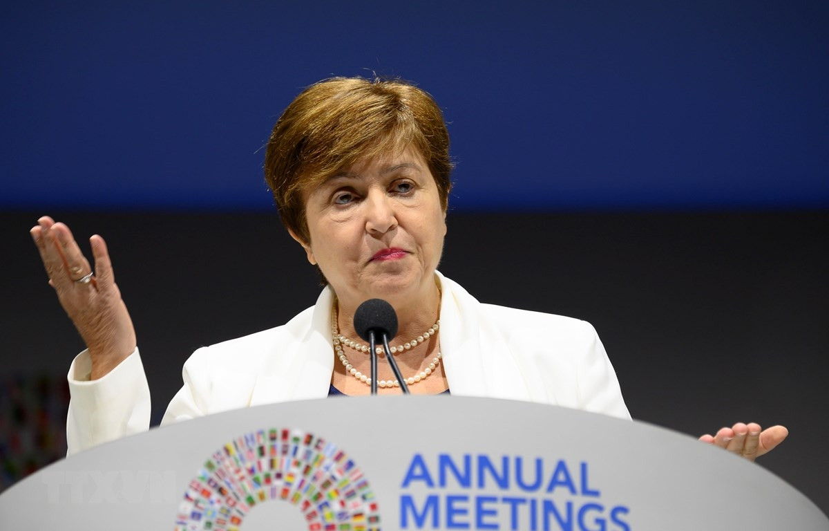 Tổng Giám đốc IMF - Bà Kristalina Georgieva. Ảnh: AFP/TTXVN