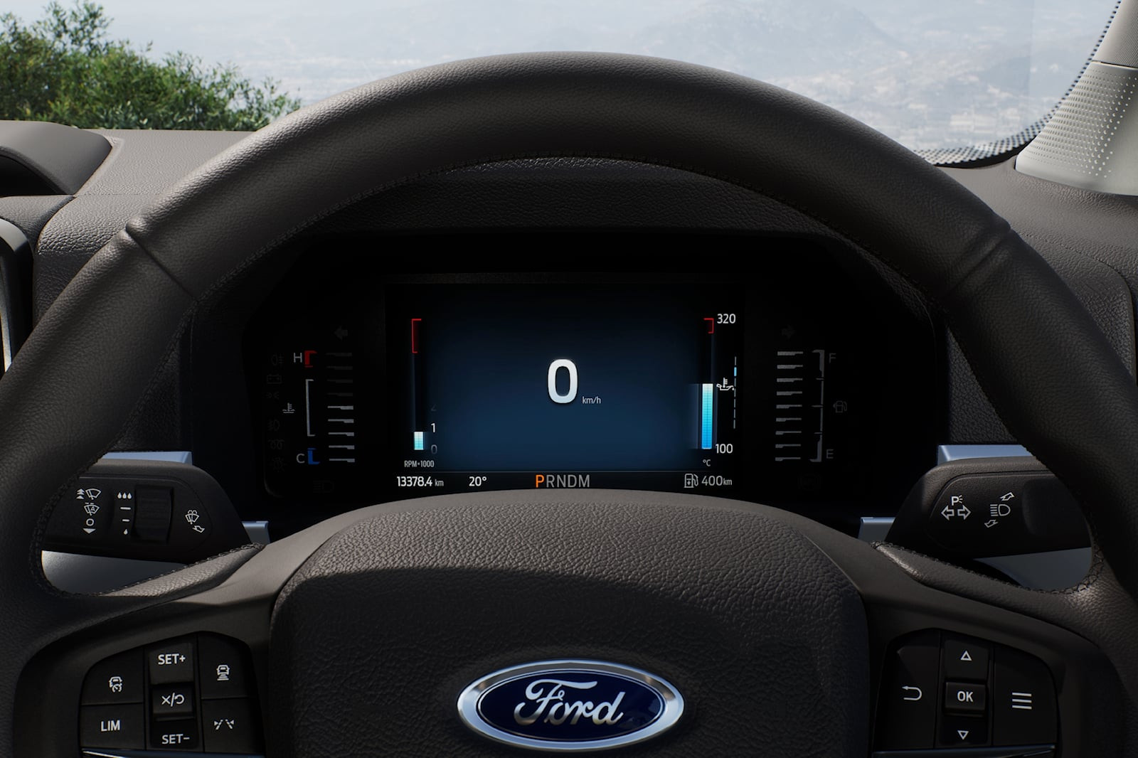 Màn hình hiển thị điện tử trên Ford Ranger 2022