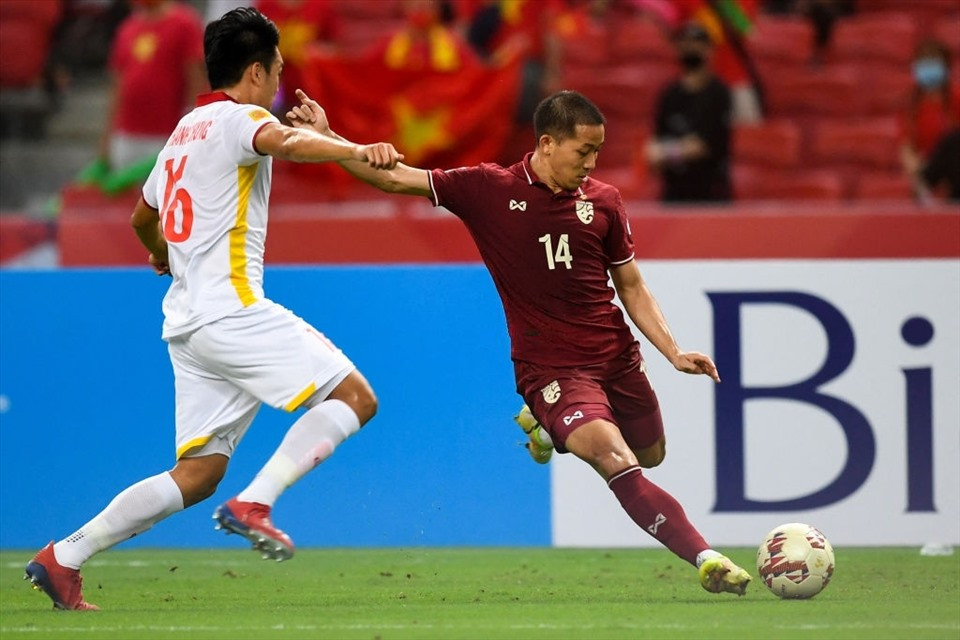 Thái Lan vượt qua Việt Nam để vào chơi trận chung kết. Ảnh: AFP