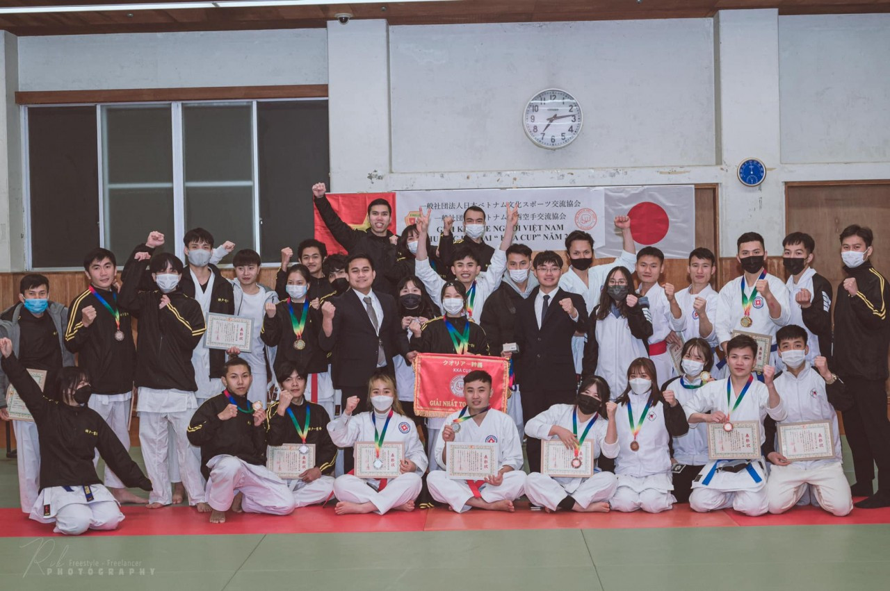 80 vận động viên người Việt tham gia Đại hội Karate người Việt Nam tại khu vực Kansai (Nhật Bản)