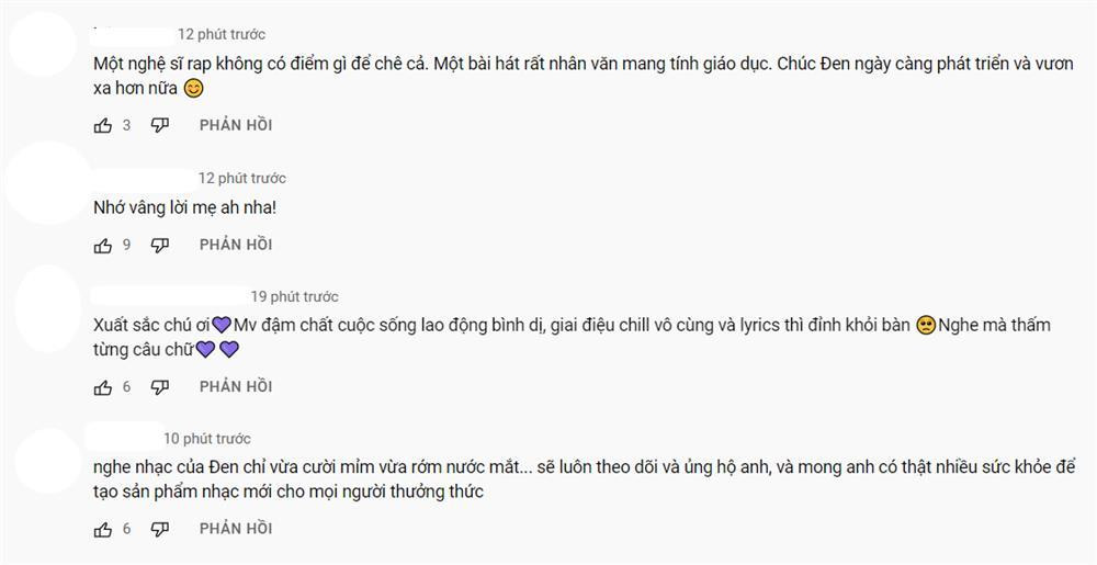 Ca khúc mới của Đen Vâu on top, netizen đùa đừng để mẹ nghe thấy-9