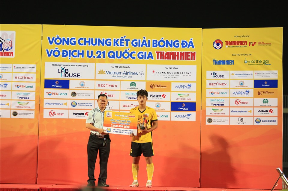 Vua phá lưới giải trẻ Quốc Việt nhiều khả năng sẽ được Học viện Nutifood tạo điều kiện để thi đấu cho 1 đội hạng Nhất trong thời gian tới. Ảnh: Hoài Thu