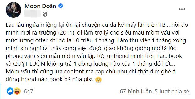 Siêu mẫu H.A đang nổi bị tố hống hách, quỵt tiền cộng sự-2