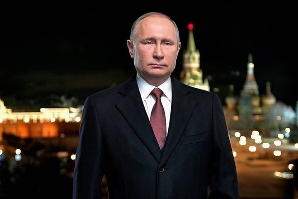 Tổng thống Putin phát biểu mừng năm mới dài kỷ lục. (Nguồn: Itar-tass)