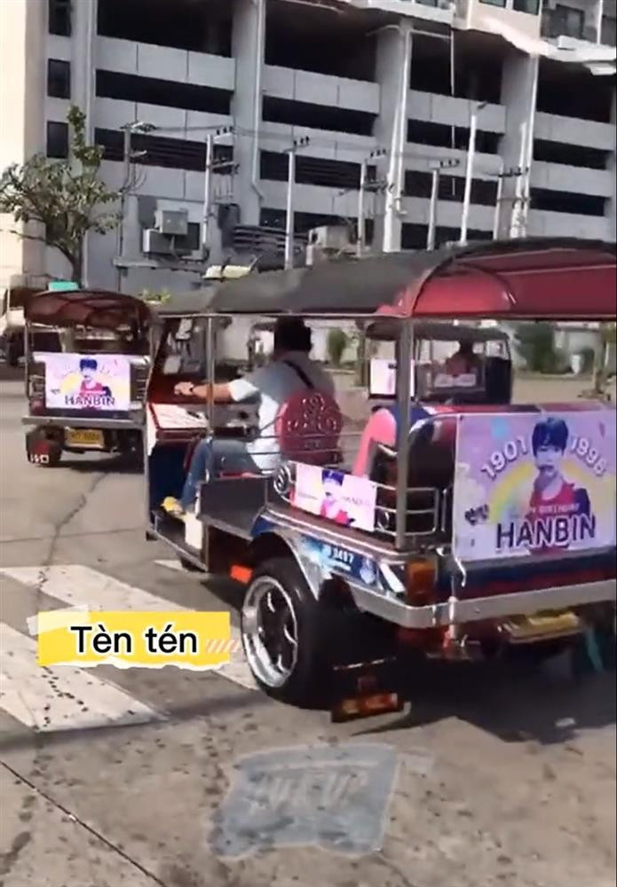 Fan Thái dành hẳn 24 siêu xe để chúc mừng sinh nhật Hanbin-6