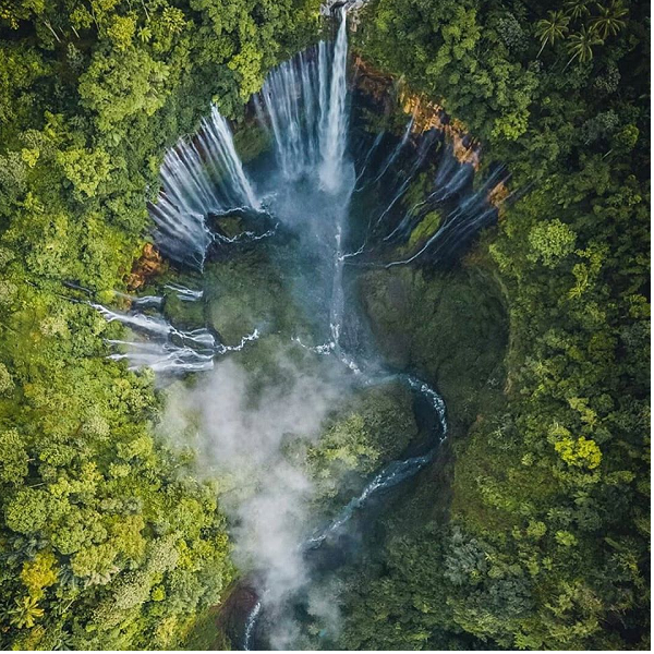 Cảnh đẹp như cổ tích ở thác nước đẹp nhất Indonesia - 2