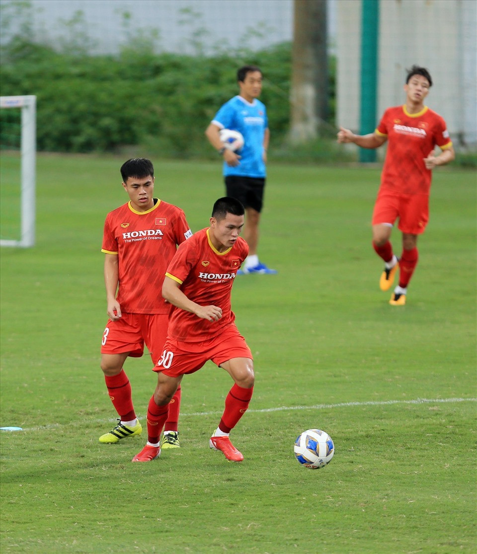 Tiền đạo Tuấn Hải là phương án tấn công mới trong tay huấn luyện viên Park Hang-seo. Ảnh: VFF