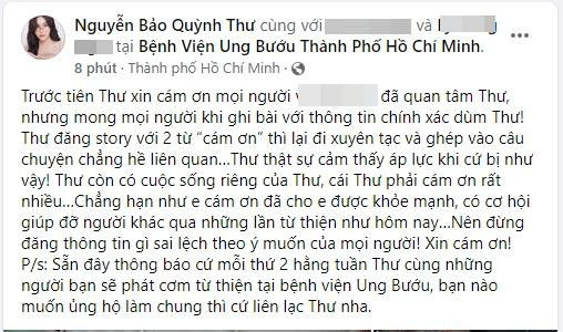 Quỳnh Thư làm rõ tin đồn trao ngôn tình chồng Diệp Lâm Anh-3