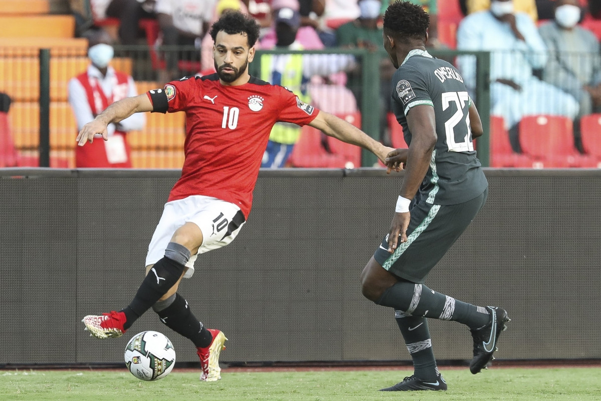 Mẫu giày độc đáo này đã cùng với Mohamed Salah xuất trận tại AFCON 2021 trong trận gặp Nigeria.