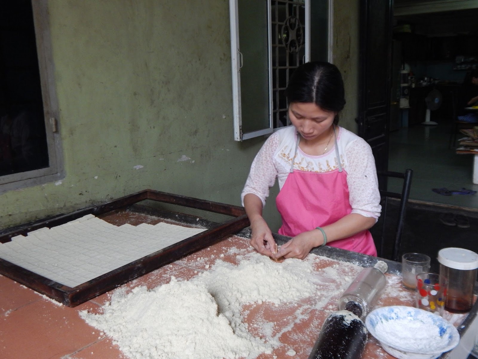 Làng bánh ngũ sắc 