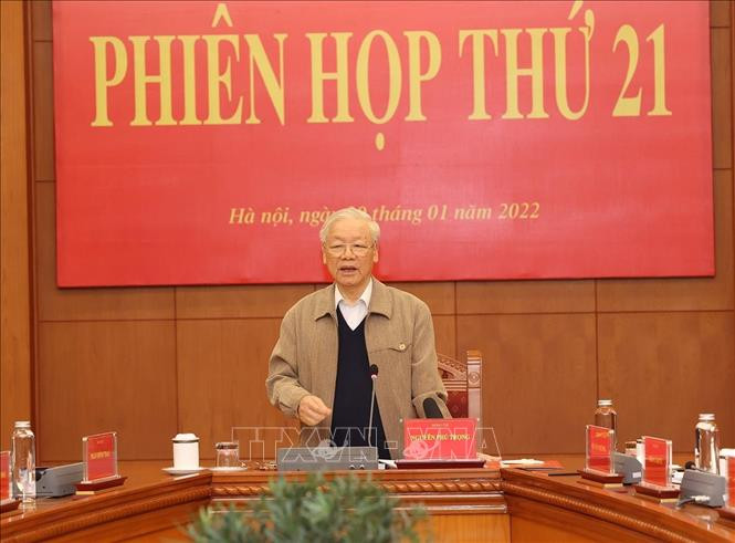 Kết luận của Tổng Bí thư Nguyễn Phú Trọng tại Phiên họp thứ 21 của Ban Chỉ đạo Trung ương về phòng, chống tham nhũng, tiêu cực   - Ảnh 1.