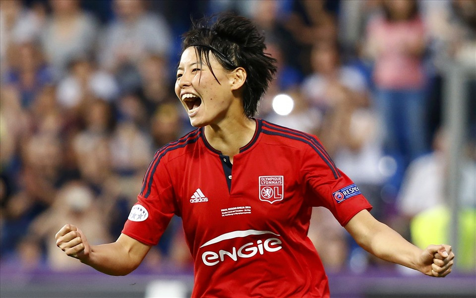 Đội trưởng Kumagai Saki luôn là chốt chặn đáng tin cậy trong bộ tứ vệ của Nhật Bản. Ảnh: Lyon
