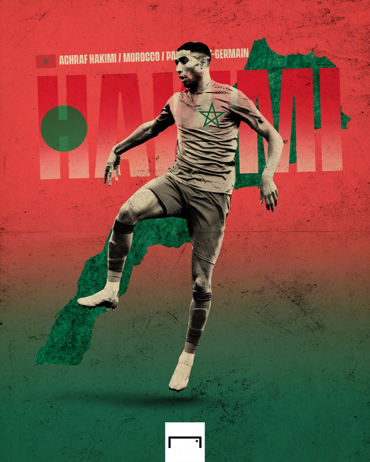 Achraf Hakimi cứu Morocco thoát thua ở AFCON 2021. (Ảnh: Goal)