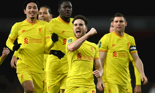 Diogo Jota trình diễn siêu hạng, Liverpool lọt vào chung kết League Cup - 2 Diogo Jota trình diễn siêu hạng, Liverpool lọt vào chung kết League Cup - 2