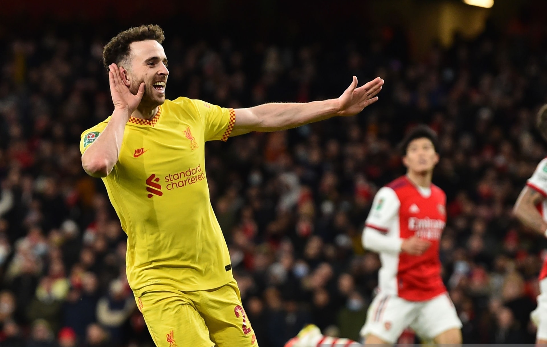 Diogo Jota trình diễn siêu hạng, Liverpool lọt vào chung kết League Cup - 1 Diogo Jota trình diễn siêu hạng, Liverpool lọt vào chung kết League Cup - 1