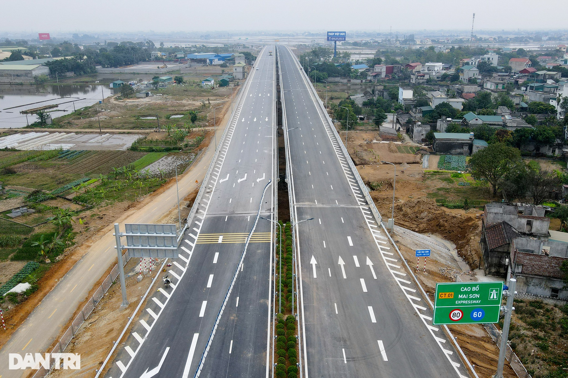 Toàn cảnh cao tốc Nam Định - Ninh Bình trước ngày thông xe - 1