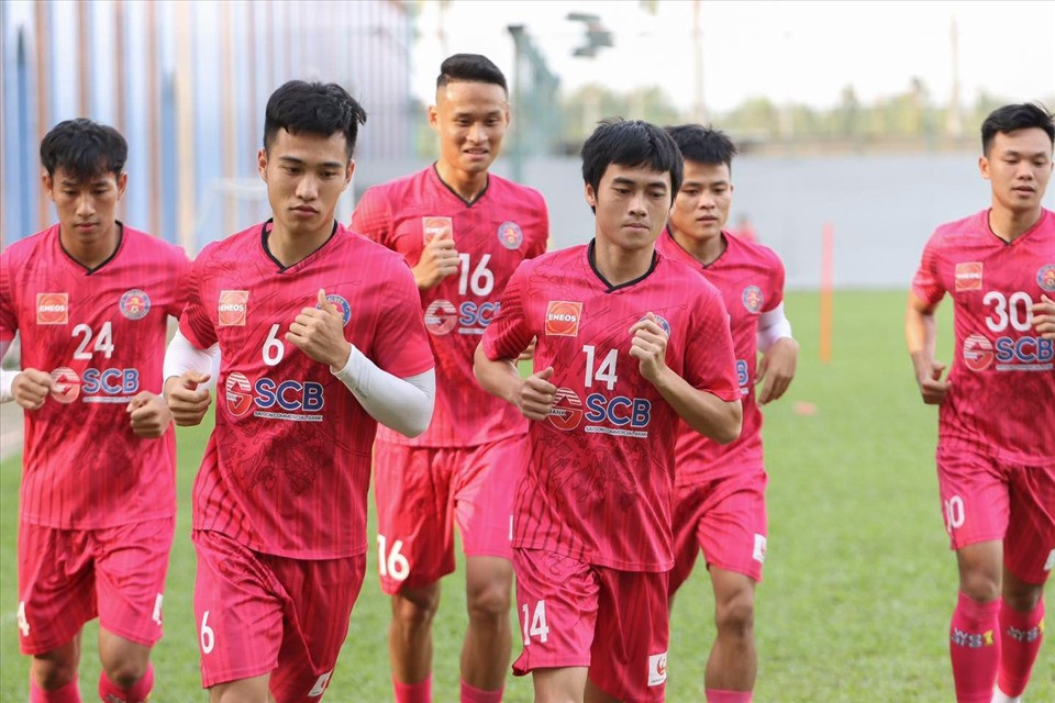 Câu lạc bộ Sài Gòn xây dựng lực lượng với mục tiêu phát triển bền vững, đưa nhiều cầu thủ trẻ có tiềm năng về để thi đấu. Ảnh: CLB Sài Gòn