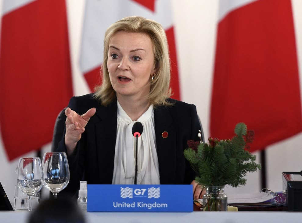 Ngoại trưởng Anh Liz Truss. (Nguồn: AP)